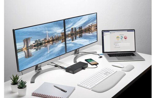 Kensington SD4780P Avec fil USB 3.2 Gen 1 (3.1 Gen 1) Type-C Noir