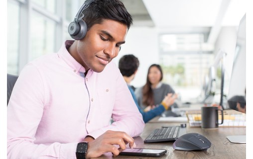 Micro-casque sans fil Logitech Zone, Graphite - Bluetooth