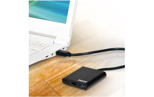Port Designs 900140 station d'accueil Avec fil USB 3.2 Gen 1 (3.1 Gen 1) Type-C