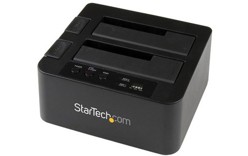 StarTech.com Duplicateur de Disque Dur à 2 Baies, Cloneur/Copieur Autonome USB 3