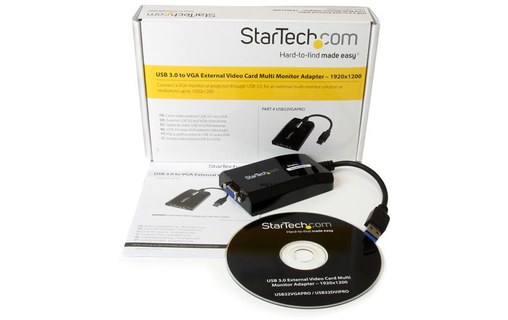 StarTech.com Adaptateur Vidéo Carte Graphique Externe Multi Montieur USB 3.0 ver