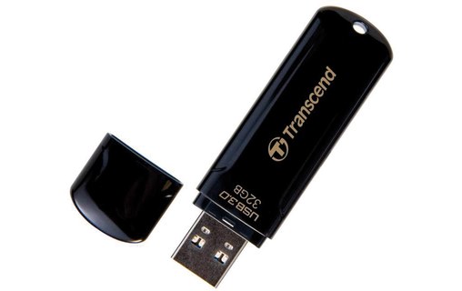 Clé USB Transcend JetFlash 700 32 Go - Noir - USB 3.2