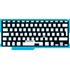 Feuille de rétroéclairage clavier ISO (EU) pour MacBook Pro 15" fin 2008