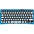 Feuille de rétroéclairage clavier ISO (EU) pour MacBook Pro 15" Retina 2012/2015