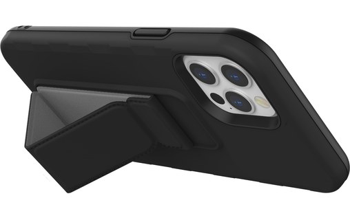 Novodio coque pour iPhone 12 & 12 Pro avec fonction Support - Noir