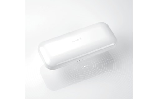 Momax AirBox Blanc - Chargeur sans fil pour produits Apple & batterie 10000 mAh