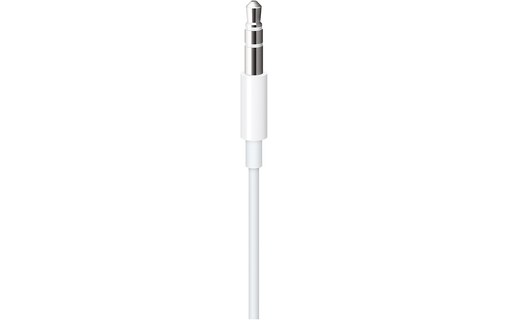 Apple - Câble Lightning vers audio 3,5 mm - Blanc