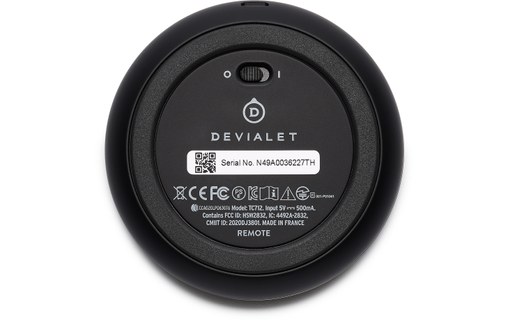 Devialet Remote Matte Black - Télécommande pour Phantom I et Phantom II