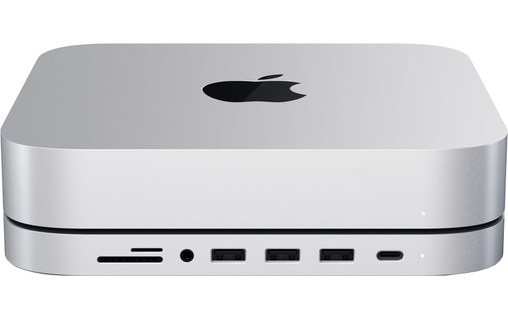 Satechi Type-C Aluminum Stand&Hub Argent - Station d'accueil Mac mini
