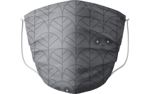 Barral - Lot de 5 masques Enfants lavables & recyclables Made in France- Couleur