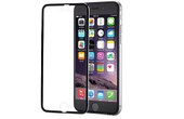 Verre trempé contour en titane Noir haute dureté pour iPhone 6/6S/7/8/SE2