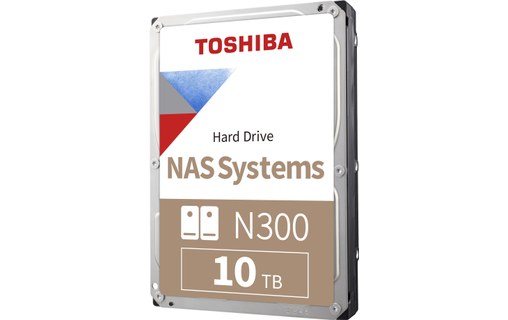 10 To Toshiba N300 SATA III 3,5 7200 tr/min 256 Mo HDWG11AUZSVA