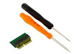 Adaptateur M2 (M.2 NGFF) vers MACBOOK 2013 et plus Avec Outils. Support AHCI et