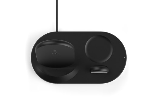 Belkin Boost Charge Noir - Station de recharge pour iPhone, Apple Watch, Airpods