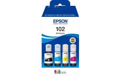 Multipack 4 couleurs EcoTank 102...
