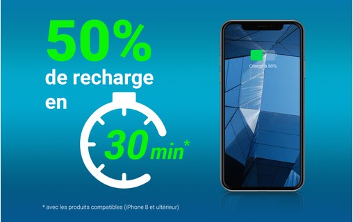 Pack Novodio C-Charge 20 + Câble Lightning vers USB-C