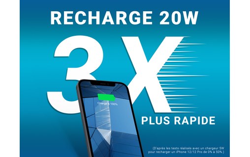 Pack Novodio C-Charge 20 + Câble Lightning vers USB-C