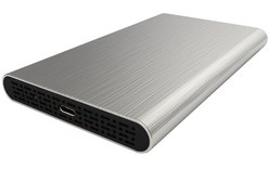 Boitier 2,5" USB 3.1 Gris argenté pour DD 2.5" SATA Mac-PC - HEDEN