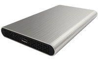 Boitier 2,5" USB 3.1 Gris argenté pour DD 2.5" SATA Mac-PC - HEDEN