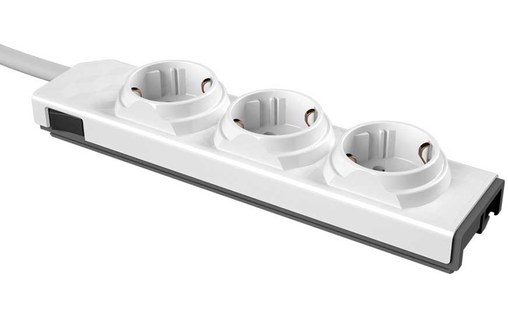 Allocacoc PowerStrip Modular + Multiprise avec un câble commutateur 1 mètre