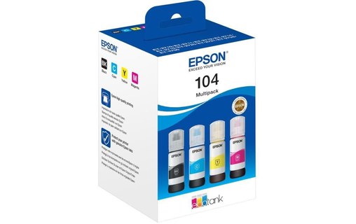 Multipack 4 couleurs EcoTank 104...