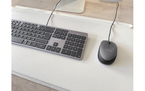 Novodio Touch Keyboard et Optical Mouse Gris - Mac - Kit clavier et souris USB