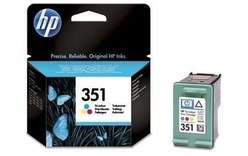 HP 351 cartouche d'encre trois couleurs authentique pour HP Photosmart C4380/C44