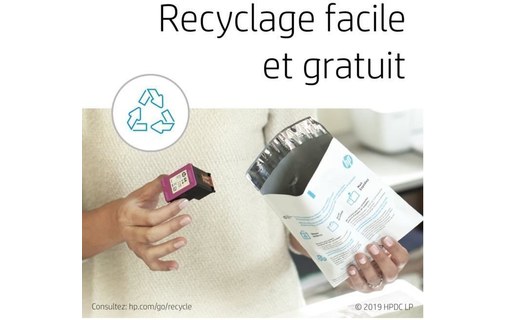 HP 337 cartouche d'encre noire authentique pour HP OfficeJet H470 et HP Photosma