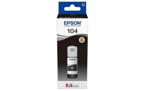 EPSON Kit de Remplissage d'Encre Epson EcoTank 104 - Noir - Jet d'encre - 4500 P