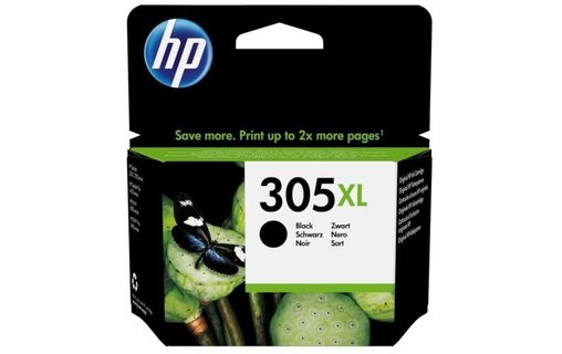 HP 305XL Cartouche d'Encre Noir Grande Capacité Authentique pour HP DeskJet 2300