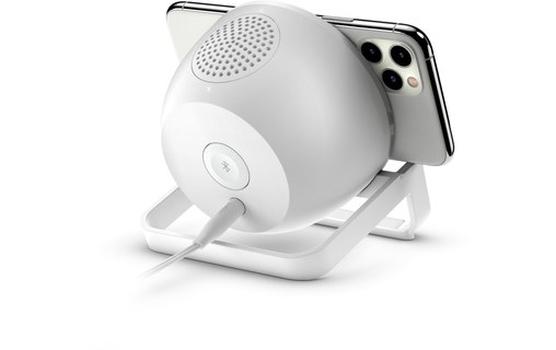 Belkin Boost Charge Stand Blanc - Enceinte Bluetooth avec chargeur à induction
