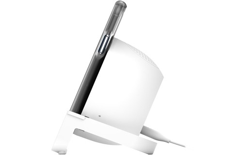 Belkin Boost Charge Stand Blanc - Enceinte Bluetooth avec chargeur à induction