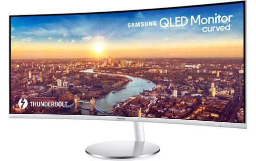 Écran Gaming Incurvé 34" Samsung CJ791 - HDMI/DisplayPort/Thunderbolt 3