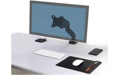 Port Designs 901104 support d'écran plat pour bureau 81,3 cm (32") Pince Noir