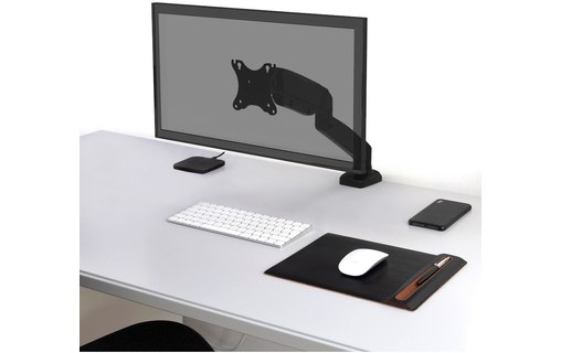 Port Designs 901104 support d'écran plat pour bureau 81,3 cm (32") Pince Noir