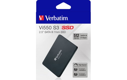 Verbatim Vi550 S3 512 Go - SSD 2,5" 3D NAND