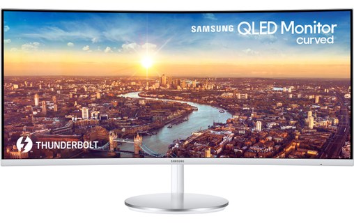 Écran Gaming Incurvé 34" Samsung CJ791 - HDMI/DisplayPort/Thunderbolt 3