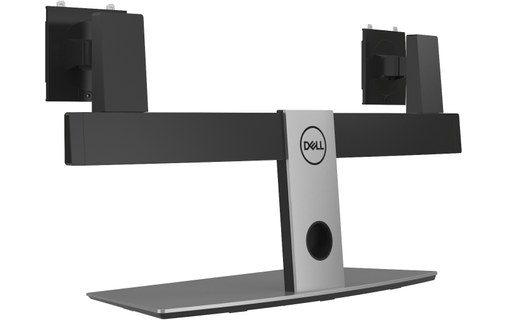DELL Dual Monitor Stand 68,6 cm (27") Aluminium, Noir