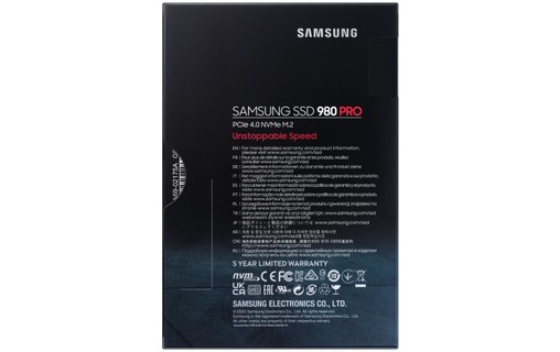 Samsung 980 PRO 1 To - SSD M.2 NVMe PCIe 4.0