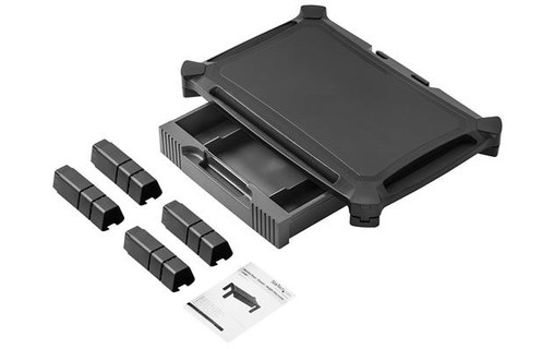 StarTech.com Rehausseur d'écran PC avec tiroir - Hauteur réglable - Grand format