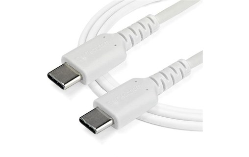 Câble StarTech USB-C vers USB-C 60 W USB 2.0 - 1 m - Blanc