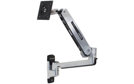 Ergotron LX Sit-Stand Wall Mount LCD Arm 106,7 cm (42") Acier inoxydable