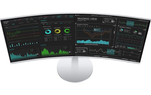 Écran Gaming Incurvé 34" Samsung CJ791 - HDMI/DisplayPort/Thunderbolt 3