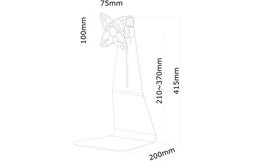 Newstar Support de bureau écrans plat