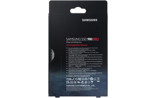 Samsung 980 PRO 1 To - SSD M.2 NVMe PCIe 4.0