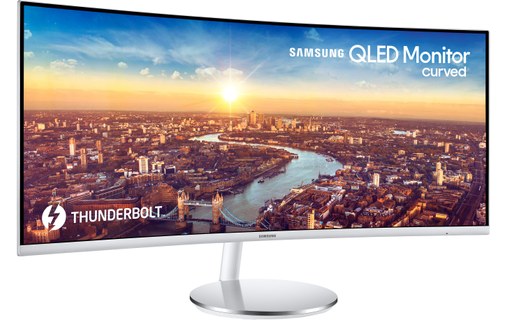 Écran Gaming Incurvé 34" Samsung CJ791 - HDMI/DisplayPort/Thunderbolt 3
