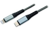 MCL MC923-1C/LIZ-1M câble Lightning Gris