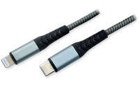 MCL MC923-1C/LIZ-1M câble Lightning Gris