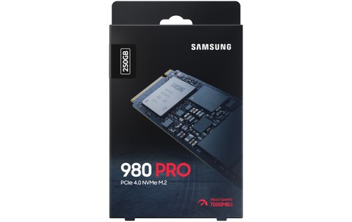 Samsung 980 PRO 250 Go - SSD M.2 NVMe PCIe 4.0