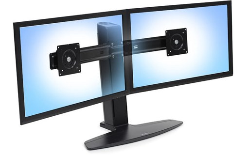 Ergotron Neo Flex Dual Monitor Lift Stand 62,2 cm (24.5") Noir